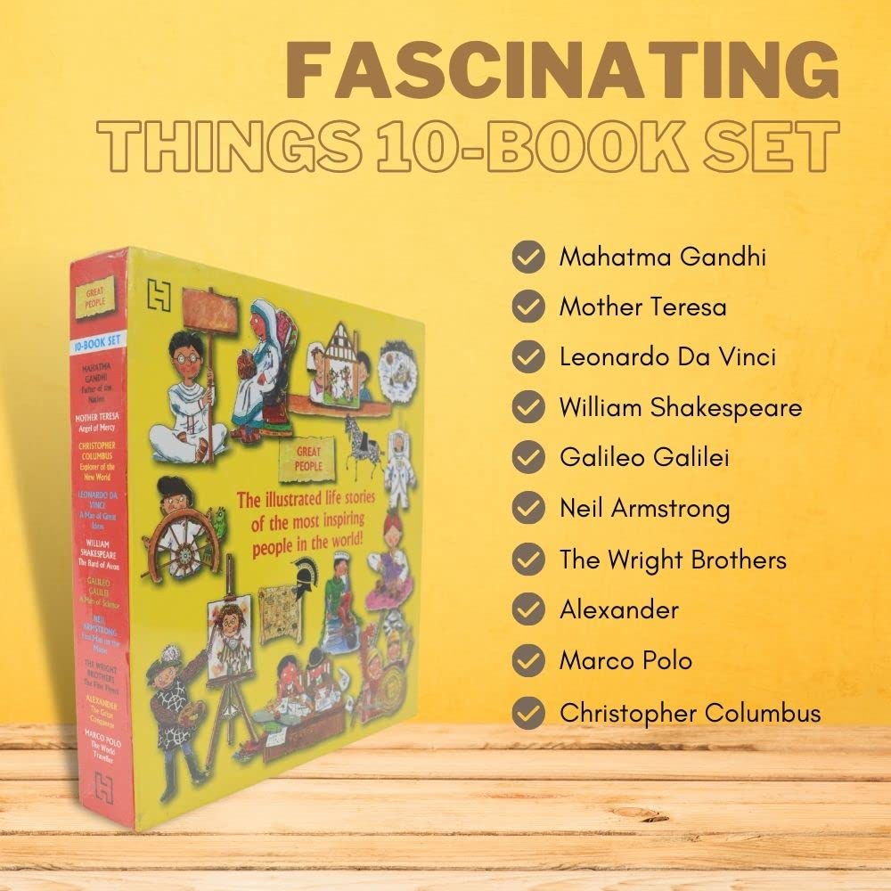 The Illustrated life stories of the most inspiring people in the World (10 Vol. Set ) by Gerry Balley