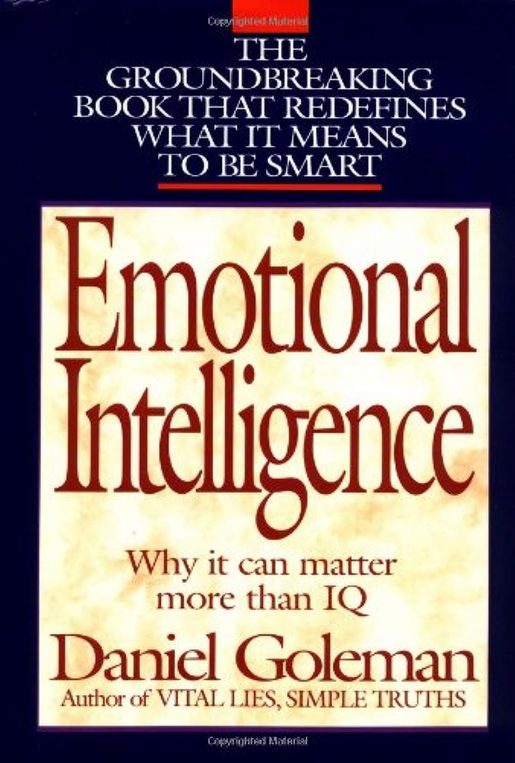 Emotional Intelligence: Why It Can Matter More Than Iq by Prof. Daniel Goleman Ph.D.