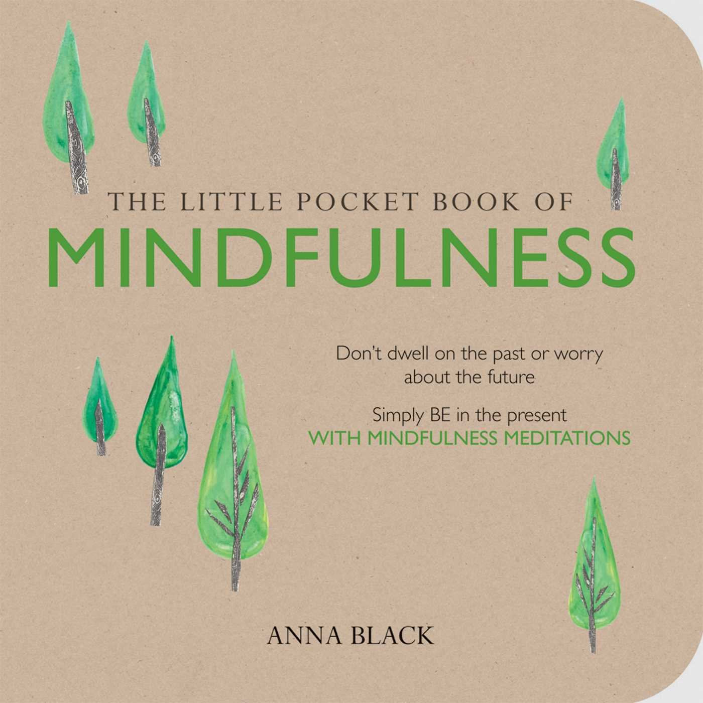 The Little Pocket Book of Mindfulness: Don't dwell on the past or worry about the future, simply BE in the present with mindfulness meditations by Anna Black