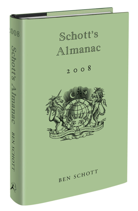 Schott's Almanac 2008 by Ben Schott