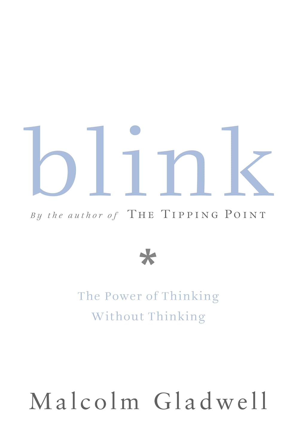 Blink EXPORT by Malcolm Gladwell